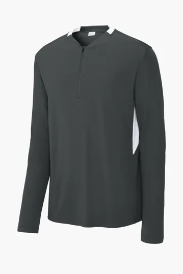 Sport-Tek Club 1/4-Zip Pullover — view 4