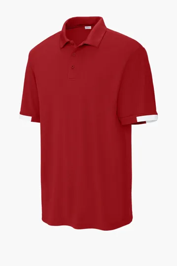 Sport-Tek Club Colorblock Polo — view 4