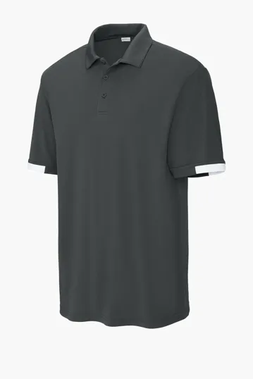 Sport-Tek Club Colorblock Polo — view 6