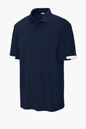 Sport-Tek Club Colorblock Polo — view 8