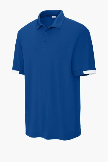 Sport-Tek Club Colorblock Polo — view 9
