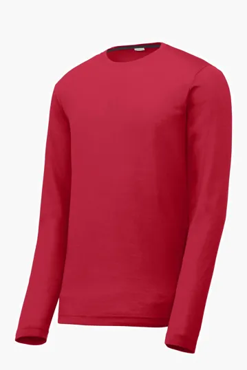 Sport-Tek Long Sleeve PosiCharge Competitor Cotton Touch Tee — view 4