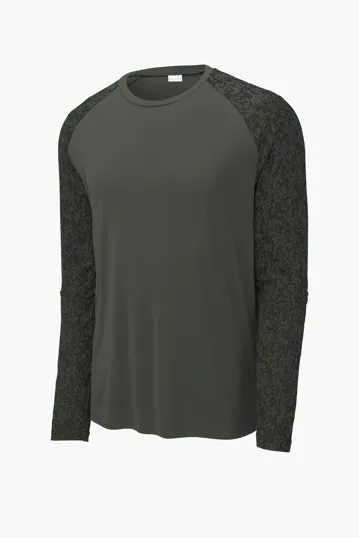 Sport-Tek Long Sleeve Digi Camo Performance Tee — view 2