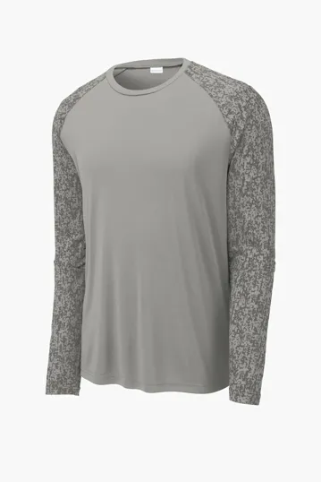 Sport-Tek Long Sleeve Digi Camo Performance Tee — view 3