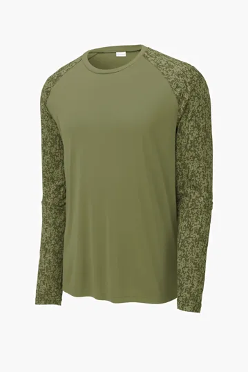 Sport-Tek Long Sleeve Digi Camo Performance Tee — view 4