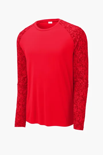 Sport-Tek Long Sleeve Digi Camo Performance Tee — view 6