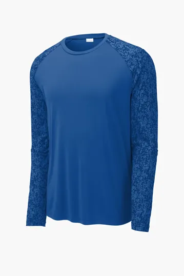 Sport-Tek Long Sleeve Digi Camo Performance Tee — view 7