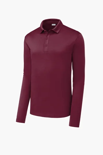 Sport-Tek Posi-UV Pro Long Sleeve Polo — view 3