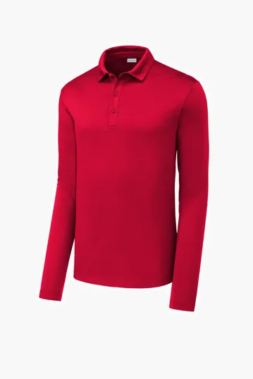 Sport-Tek Posi-UV Pro Long Sleeve Polo — view 9