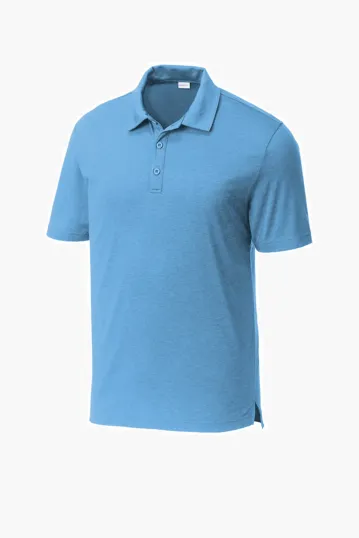 Sport-Tek PosiCharge Strive Heathered Polo — view 3