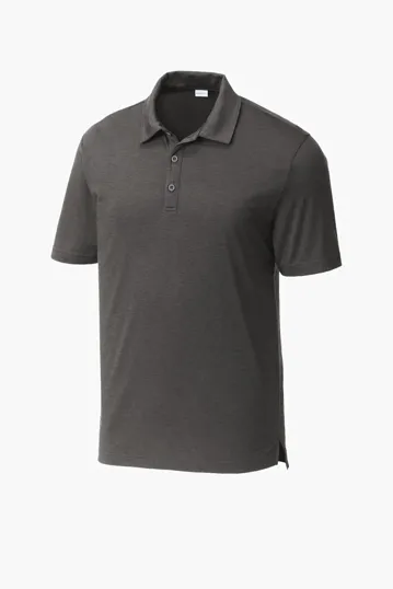 Sport-Tek PosiCharge Strive Heathered Polo — view 5