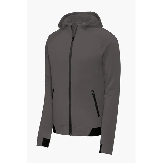 Sport-Tek PosiCharge Strive Hooded Full-Zip — view 3