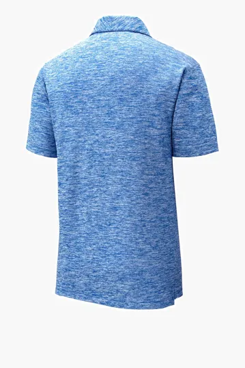 Sport-Tek PosiCharge Electric Heather Polo — view 10