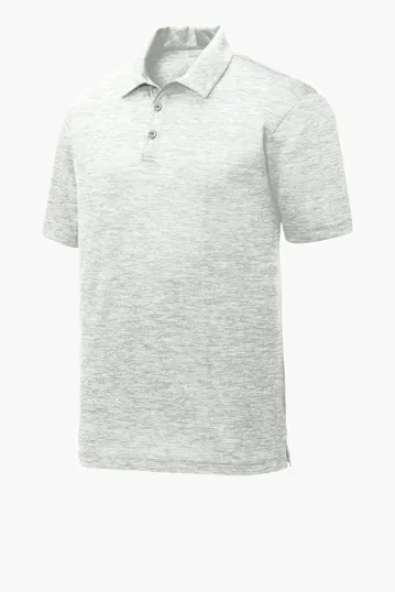 Sport-Tek PosiCharge Electric Heather Polo — view 4