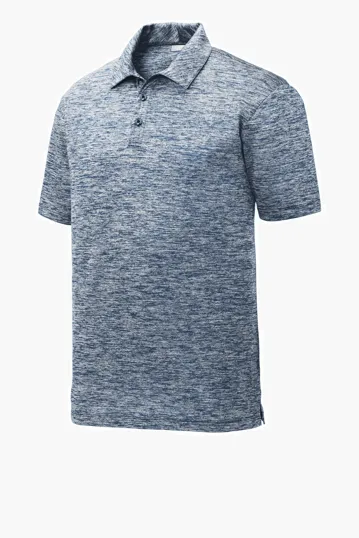 Sport-Tek PosiCharge Electric Heather Polo — view 5