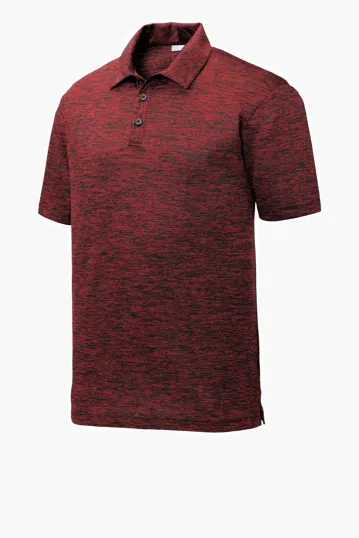 Sport-Tek PosiCharge Electric Heather Polo — view 12