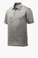 Sport-Tek PosiCharge Electric Heather Polo — view 2