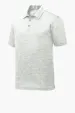 Sport-Tek PosiCharge Electric Heather Polo — view 4
