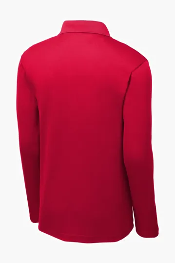 Sport-Tek PosiCharge RacerMesh Long Sleeve Polo — view 13