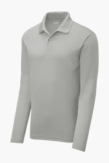 Sport-Tek PosiCharge RacerMesh Long Sleeve Polo — view 4