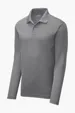 Sport-Tek PosiCharge RacerMesh Long Sleeve Polo — view 3