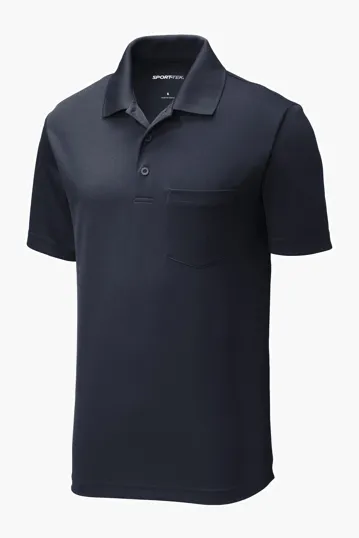 Sport-Tek PosiCharge RacerMesh Pocket Polo — view 3