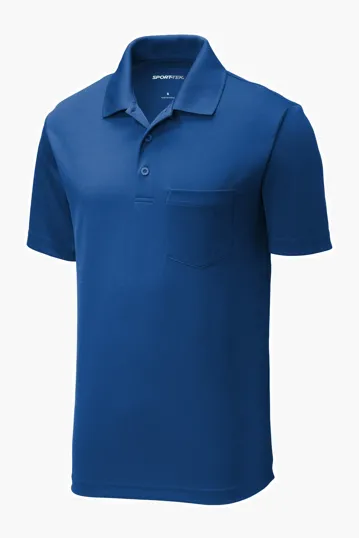 Sport-Tek PosiCharge RacerMesh Pocket Polo — view 5
