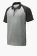 Sport-Tek PosiCharge RacerMesh Raglan Heather Block Polo — view 2