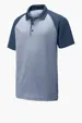 Sport-Tek PosiCharge RacerMesh Raglan Heather Block Polo — view 4