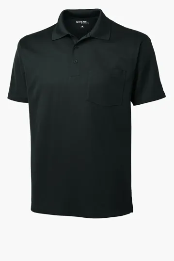 Sport-Tek Micropique Sport-Wick Pocket Polo — view 2