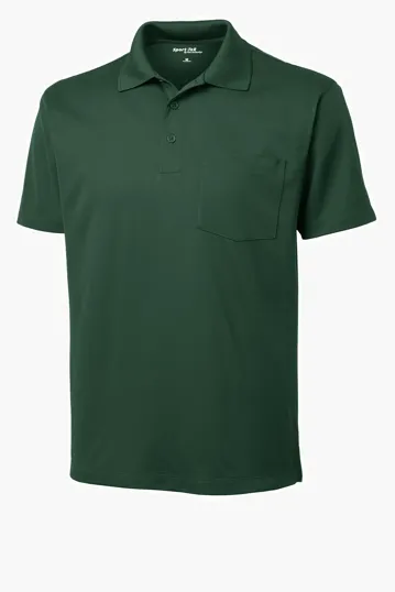 Sport-Tek Micropique Sport-Wick Pocket Polo — view 3