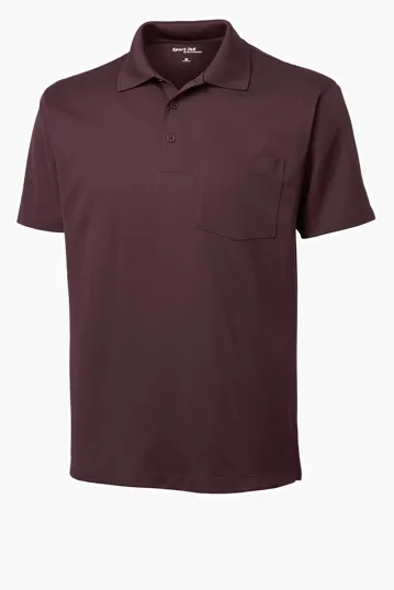 Sport-Tek Micropique Sport-Wick Pocket Polo — view 5