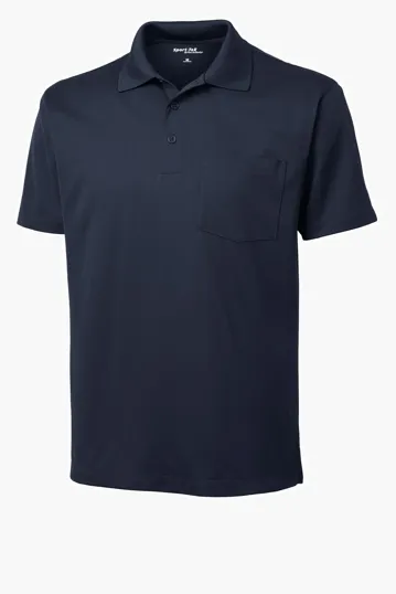 Sport-Tek Micropique Sport-Wick Pocket Polo — view 6