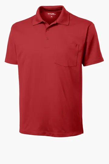 Sport-Tek Micropique Sport-Wick Pocket Polo — view 7