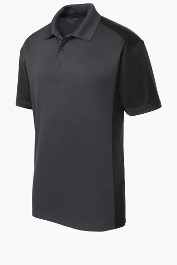 Sport-Tek Colorblock Micropique Sport-Wick Polo — view 2
