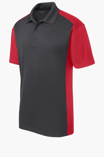 Sport-Tek Colorblock Micropique Sport-Wick Polo — view 7