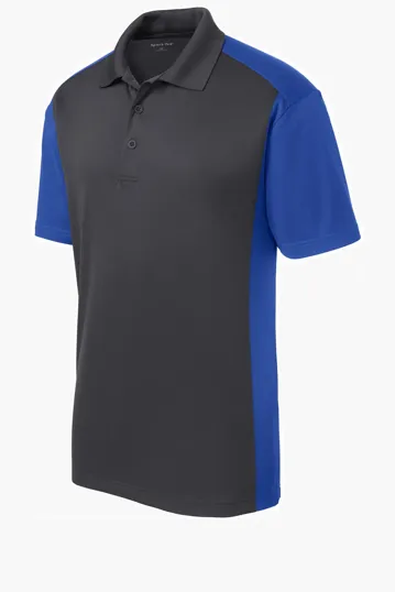 Sport-Tek Colorblock Micropique Sport-Wick Polo — view 8