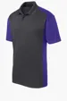 Sport-Tek Colorblock Micropique Sport-Wick Polo — view 5