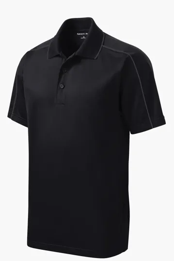 Sport-Tek Micropique Sport-Wick Piped Polo — view 2