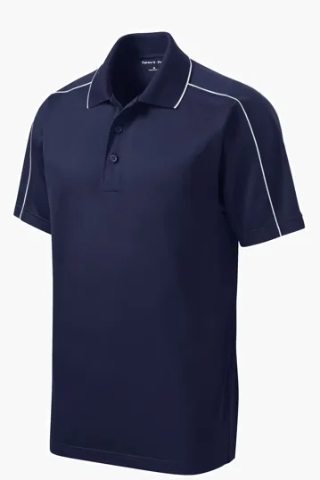 Sport-Tek Micropique Sport-Wick Piped Polo — view 4