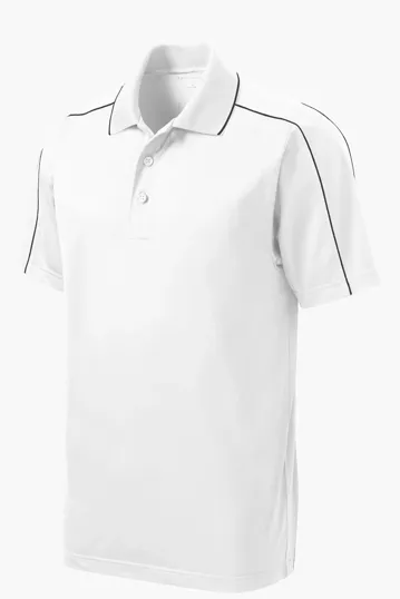 Sport-Tek Micropique Sport-Wick Piped Polo — view 5