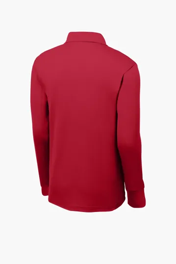 Image for Sport-Tek Long Sleeve Micropique Sport-Wick Polo. 