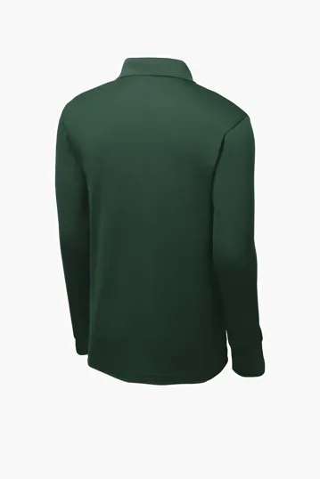 Image for Sport-Tek Long Sleeve Micropique Sport-Wick Polo. 