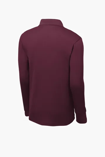 Image for Sport-Tek Long Sleeve Micropique Sport-Wick Polo. 