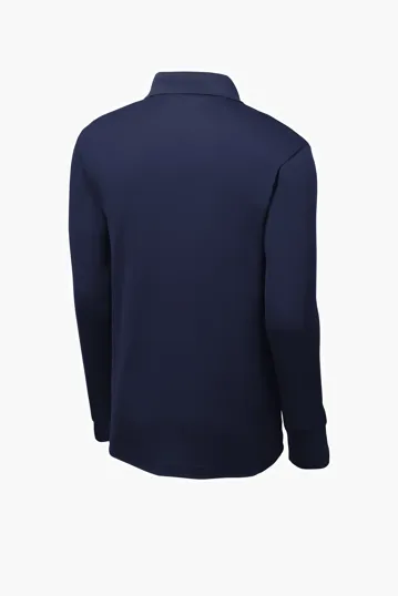 Image for Sport-Tek Long Sleeve Micropique Sport-Wick Polo. 