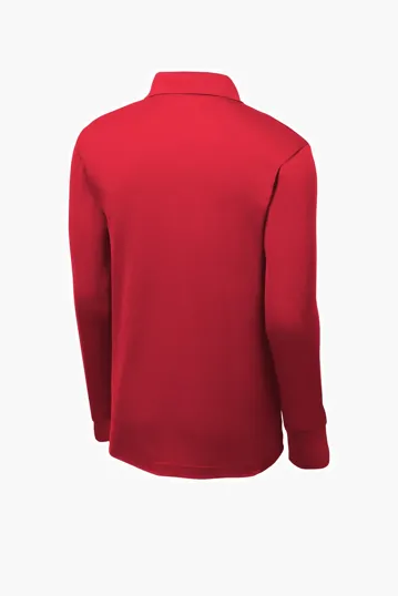 Image for Sport-Tek Long Sleeve Micropique Sport-Wick Polo. 