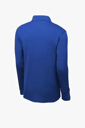 Image for Sport-Tek Long Sleeve Micropique Sport-Wick Polo. 