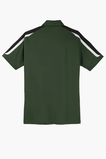 Sport-Tek Tricolor Shoulder Micropique Sport-Wick Polo — view 12