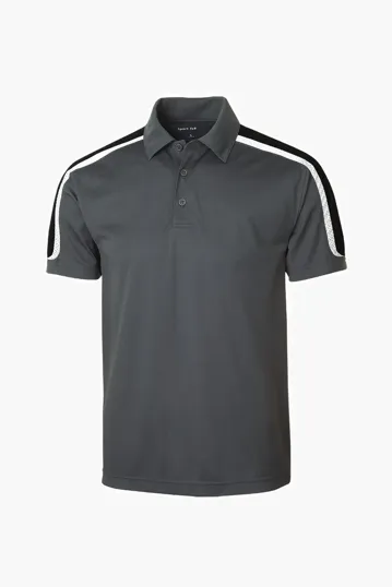 Sport-Tek Tricolor Shoulder Micropique Sport-Wick Polo — view 5