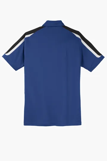 Sport-Tek Tricolor Shoulder Micropique Sport-Wick Polo — view 17